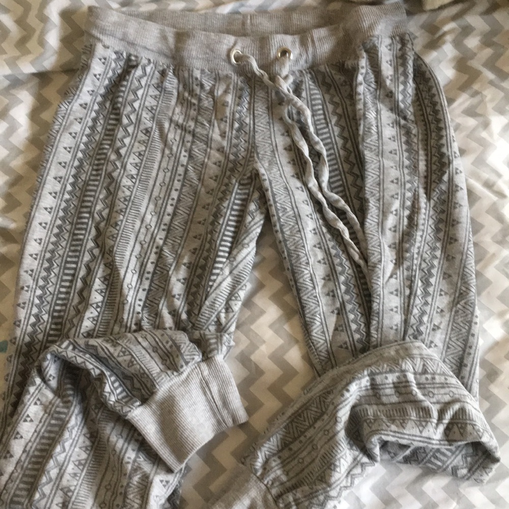 Soft gray pants